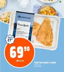 Coop Obs DOMSTEIN PANERT FLYNDRE tilbud
