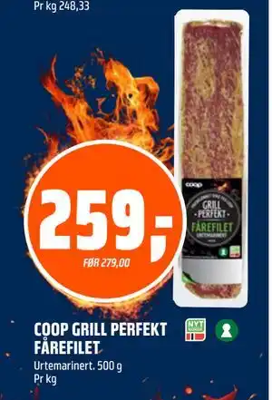 Coop Obs COOP GRILL PERFEKT FÅREFILET tilbud