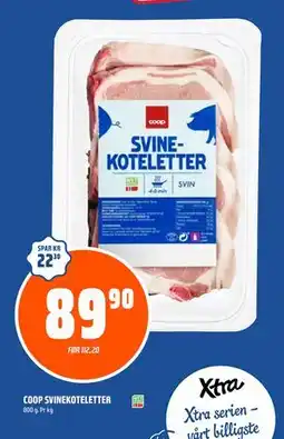 Coop Obs COOP SVINEKOTELETTER tilbud