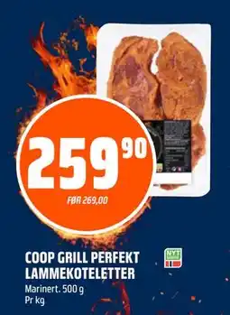 Coop Obs COOP GRILL PERFEKT LAMMEKOTELETTER tilbud