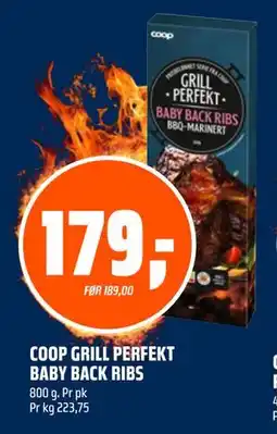 Coop Obs COOP GRILL PERFEKT BABY BACK RIBS tilbud