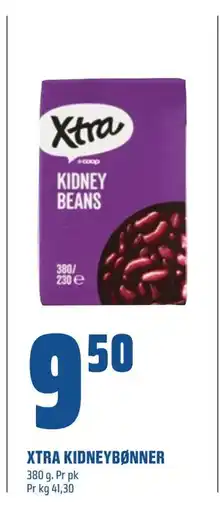 Coop Obs XTRA KIDNEYBØNNER tilbud