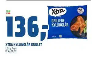 Coop Obs XTRA KYLLINGLÅR GRILLET tilbud