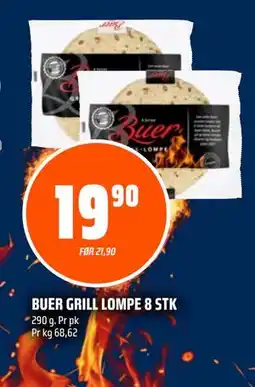 Coop Obs BUER GRILL LOMPE 8 STK tilbud