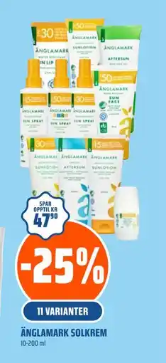 Coop Obs ÄNGLAMARK SOLKREM tilbud