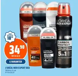 Coop Obs L’ORÉAL MEN EXPERT DEO tilbud