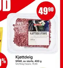 Spar Kjøttdeig tilbud