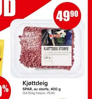 Spar Kjøttdeig tilbud