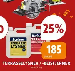 Byggmakker TERRASSELYSNER / -BEISFJERNER tilbud