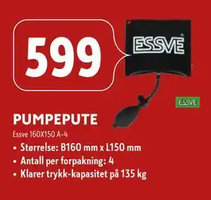 Byggmakker PUMPEPUTE tilbud