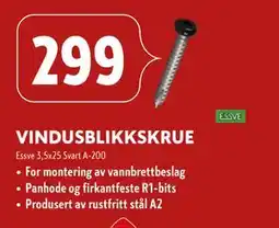 Byggmakker VINDUSBLIKKSKRUE tilbud
