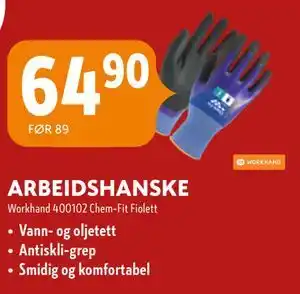 Byggmakker ARBEIDSHANSKE tilbud