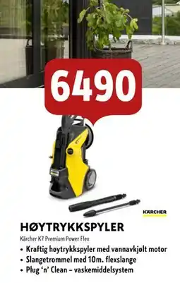 Byggmakker HØYTRYKKSPYLER tilbud