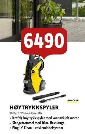 Byggmakker HØYTRYKKSPYLER tilbud