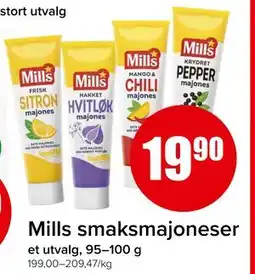 Spar Mills smaksmajoneser tilbud