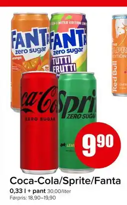 Spar Coca-Cola/Sprite/Fanta tilbud