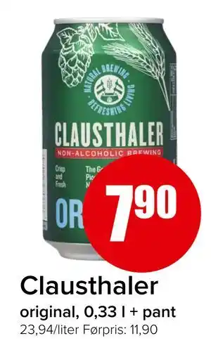 Spar Clausthaler tilbud