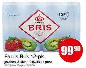 Spar Farris Bris 12-pk tilbud