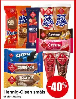 Spar Hennig-Olsen småis tilbud
