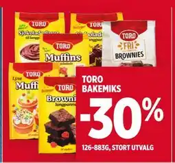 Meny TORO BAKEMIKS tilbud