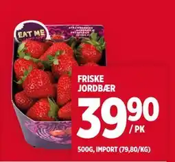 Meny FRISKE JORDBÆR tilbud