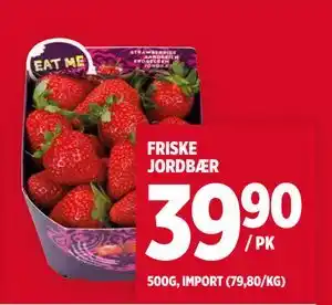 Meny FRISKE JORDBÆR tilbud