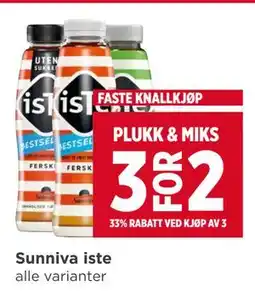 Meny Sunniva iste tilbud