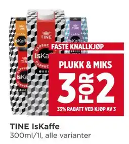 Meny TINE IsKaffe tilbud