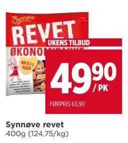 Meny Synnøve revet tilbud