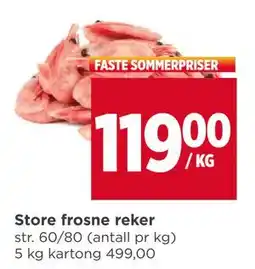Meny Store frosne reker tilbud