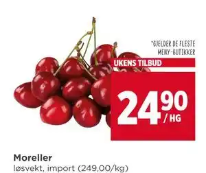 Meny Moreller tilbud