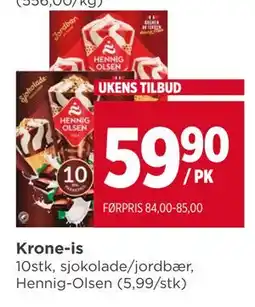 Meny Krone-is tilbud