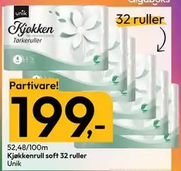 Gigaboks Kjøkkenrull soft 32 ruller tilbud