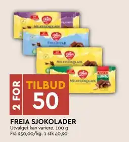 Coop Mega FREIA SJOKOLADER tilbud