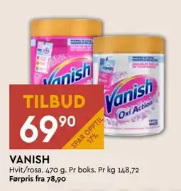 Coop Mega VANISH tilbud
