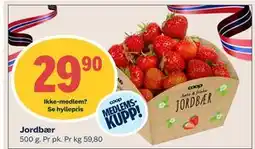 Coop Mega Jordbær tilbud
