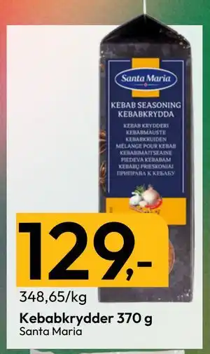 Gigaboks Kebabkrydder 370 g tilbud