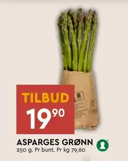 Coop Mega ASPARGES GRØNN tilbud