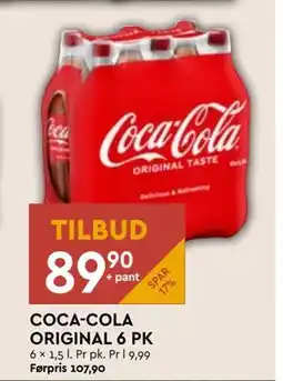Coop Mega COCA-COLA ORIGINAL 6 PK tilbud