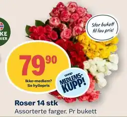 Coop Mega Roser 14 stk tilbud