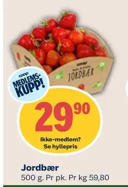Coop Mega Jordbær tilbud