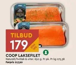 Coop Mega COOP LAKSEFILET tilbud