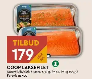Coop Mega COOP LAKSEFILET tilbud