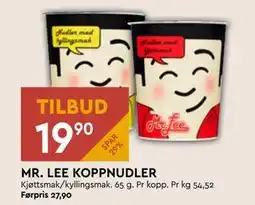 Coop Mega MR. LEE KOPPNUDLER tilbud