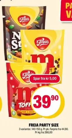 Coop Extra FREIA PARTY SIZE tilbud