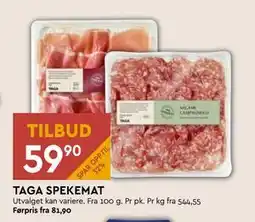 Coop Mega TAGA SPEKEMAT tilbud
