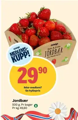 Coop Extra Jordbær tilbud