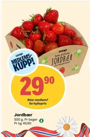 Coop Extra Jordbær tilbud