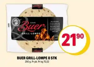 Coop Extra BUER GRILL-LOMPE 8 STK tilbud