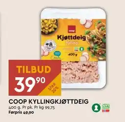 Coop Mega COOP KYLLINGKJØTTDEIG tilbud